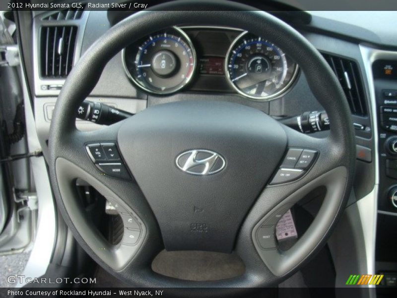 Radiant Silver / Gray 2012 Hyundai Sonata GLS