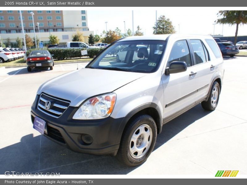 Satin Silver Metallic / Black 2005 Honda CR-V LX
