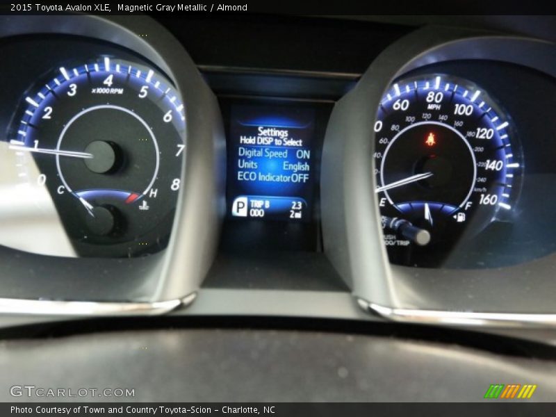 Magnetic Gray Metallic / Almond 2015 Toyota Avalon XLE