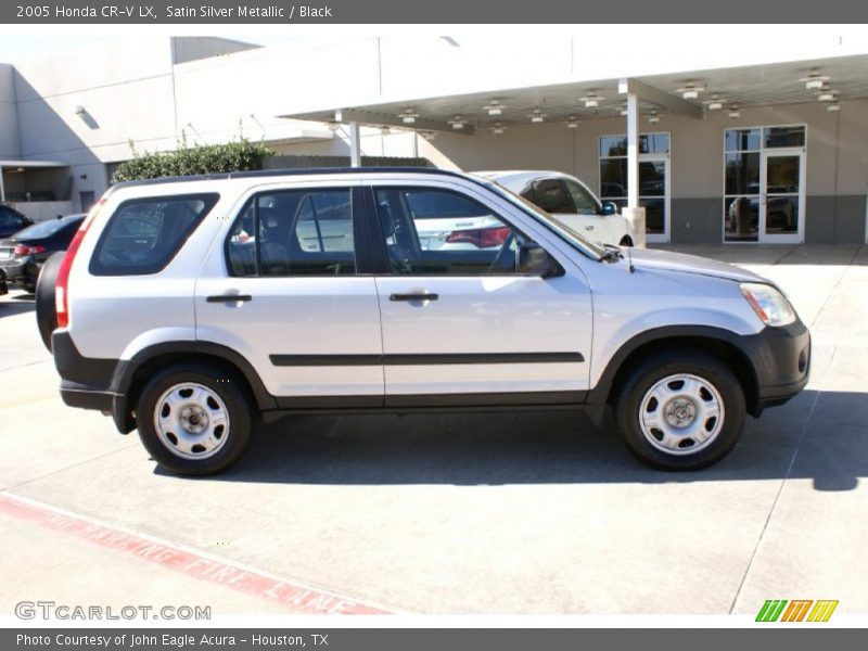 Satin Silver Metallic / Black 2005 Honda CR-V LX
