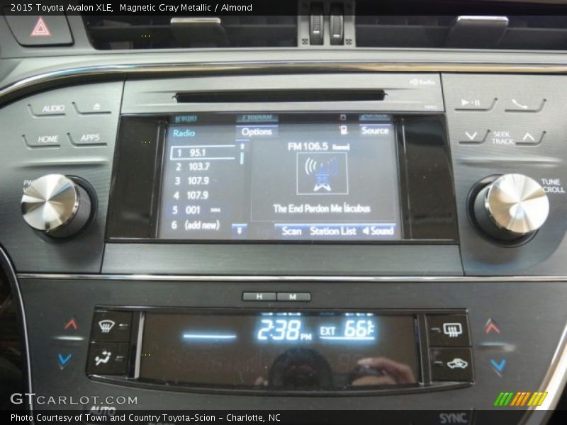 Magnetic Gray Metallic / Almond 2015 Toyota Avalon XLE