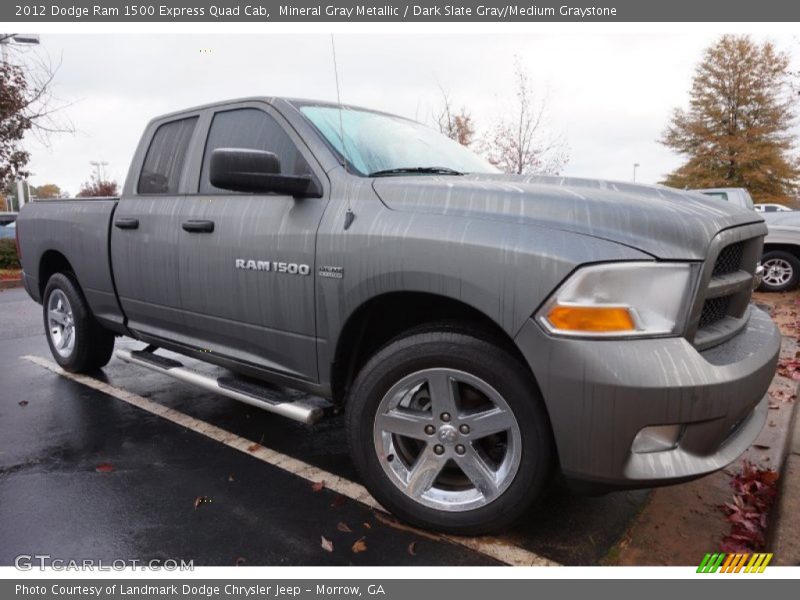 Mineral Gray Metallic / Dark Slate Gray/Medium Graystone 2012 Dodge Ram 1500 Express Quad Cab