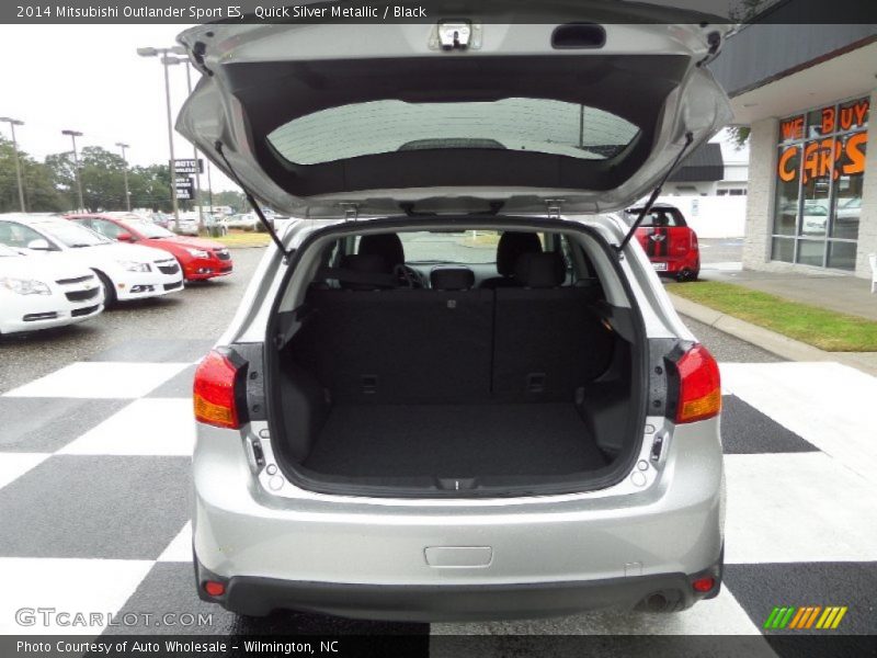 Quick Silver Metallic / Black 2014 Mitsubishi Outlander Sport ES