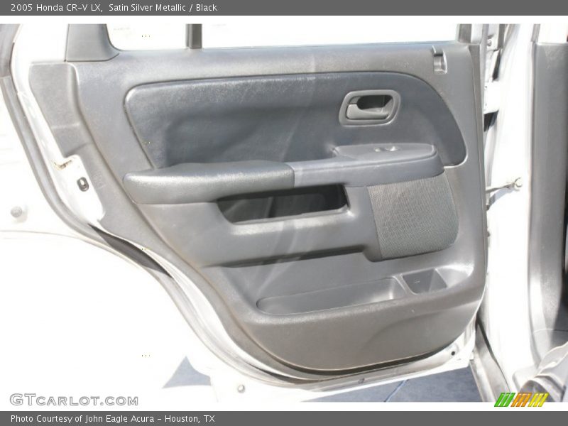 Satin Silver Metallic / Black 2005 Honda CR-V LX
