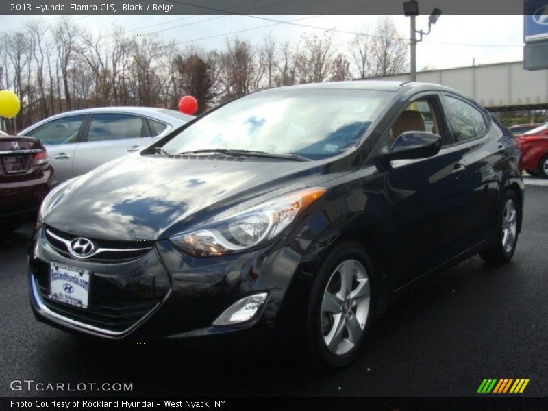 Black / Beige 2013 Hyundai Elantra GLS