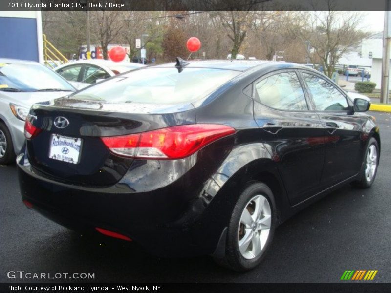 Black / Beige 2013 Hyundai Elantra GLS