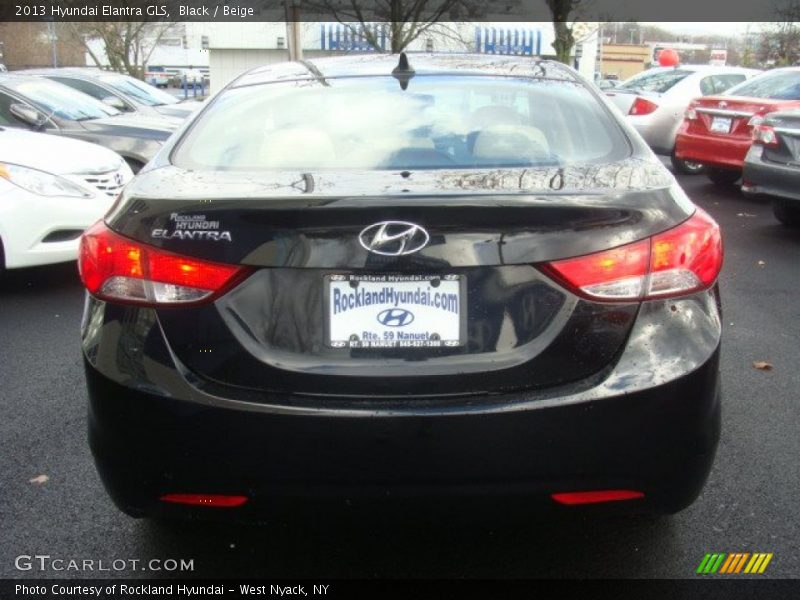 Black / Beige 2013 Hyundai Elantra GLS