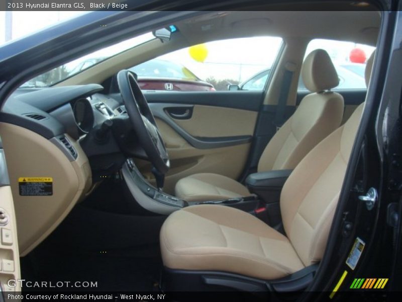 Black / Beige 2013 Hyundai Elantra GLS