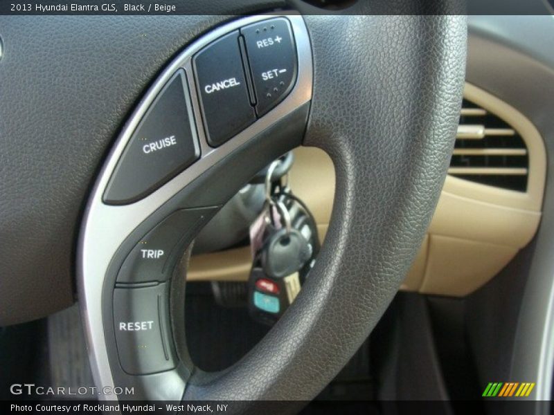 Black / Beige 2013 Hyundai Elantra GLS