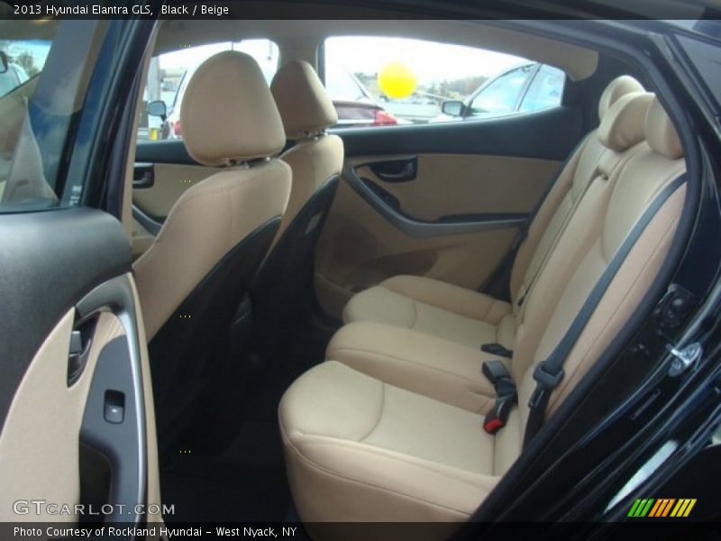 Black / Beige 2013 Hyundai Elantra GLS