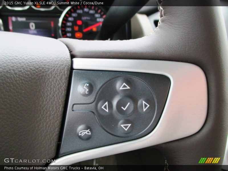Summit White / Cocoa/Dune 2015 GMC Yukon XL SLE 4WD