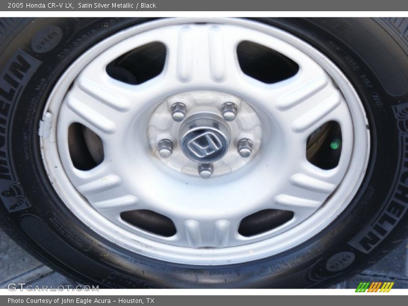 Satin Silver Metallic / Black 2005 Honda CR-V LX
