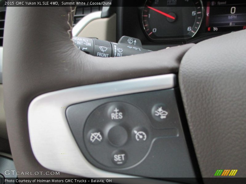 Summit White / Cocoa/Dune 2015 GMC Yukon XL SLE 4WD