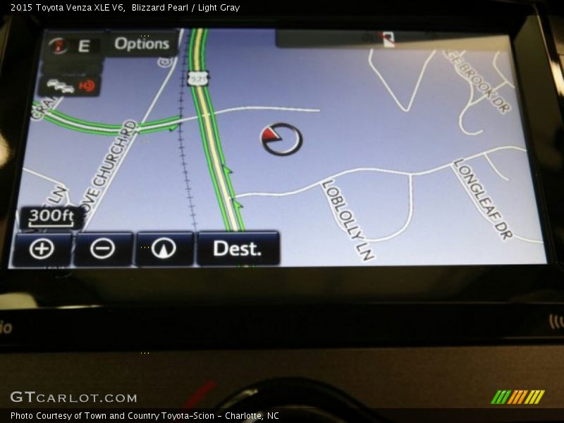 Blizzard Pearl / Light Gray 2015 Toyota Venza XLE V6