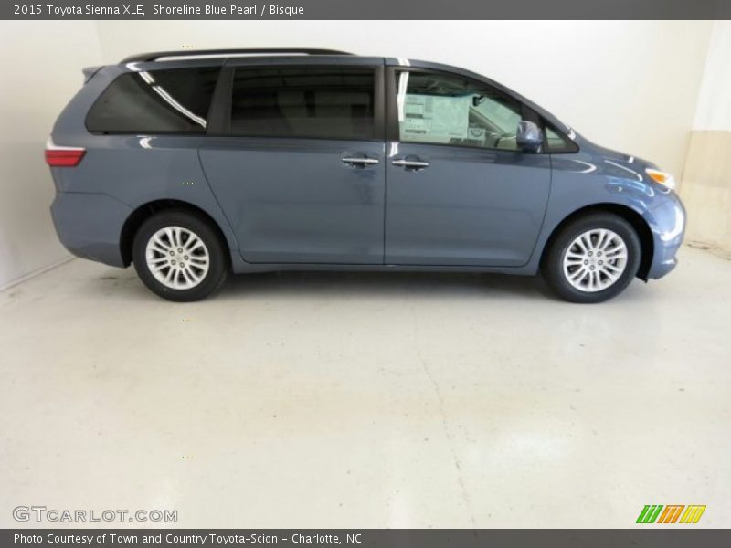 Shoreline Blue Pearl / Bisque 2015 Toyota Sienna XLE
