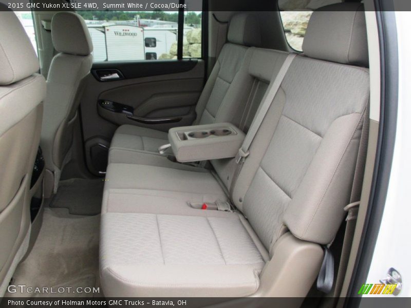 Summit White / Cocoa/Dune 2015 GMC Yukon XL SLE 4WD