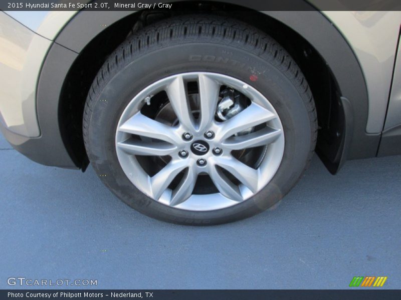 Mineral Gray / Gray 2015 Hyundai Santa Fe Sport 2.0T