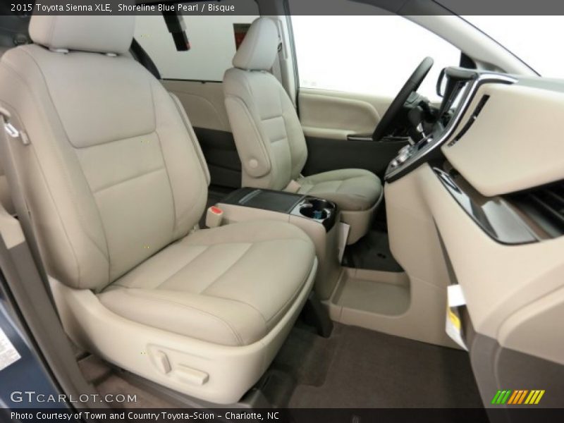 Shoreline Blue Pearl / Bisque 2015 Toyota Sienna XLE