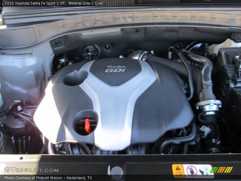 Mineral Gray / Gray 2015 Hyundai Santa Fe Sport 2.0T