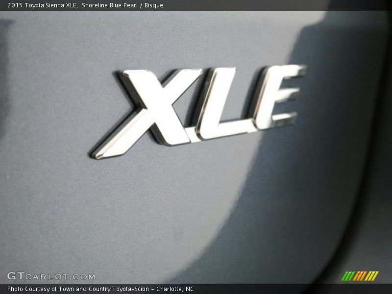 Shoreline Blue Pearl / Bisque 2015 Toyota Sienna XLE