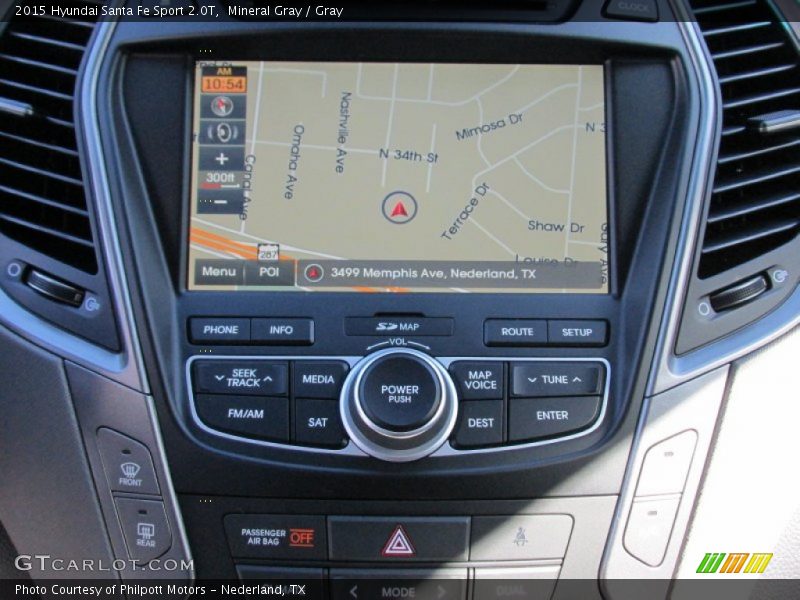Controls of 2015 Santa Fe Sport 2.0T