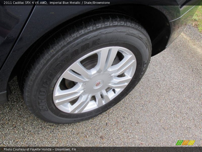 Imperial Blue Metallic / Shale/Brownstone 2011 Cadillac SRX 4 V6 AWD
