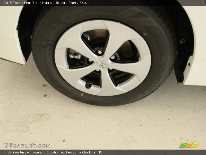 Blizzard Pearl / Bisque 2015 Toyota Prius Three Hybrid