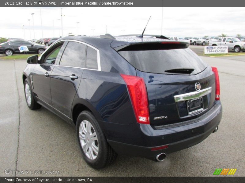 Imperial Blue Metallic / Shale/Brownstone 2011 Cadillac SRX 4 V6 AWD