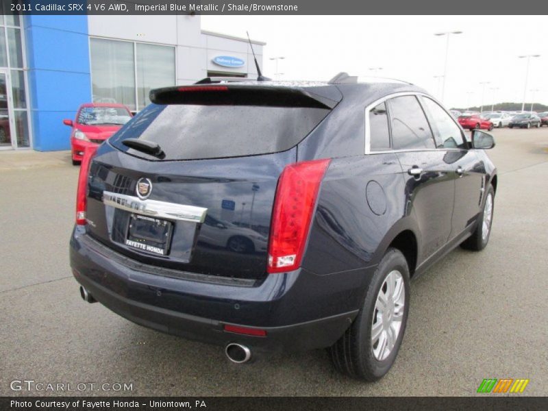 Imperial Blue Metallic / Shale/Brownstone 2011 Cadillac SRX 4 V6 AWD