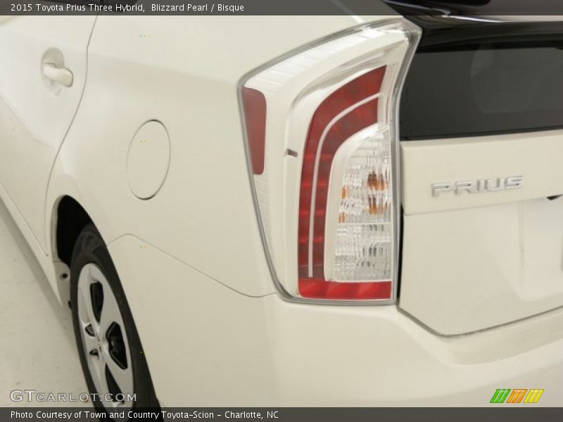 Blizzard Pearl / Bisque 2015 Toyota Prius Three Hybrid