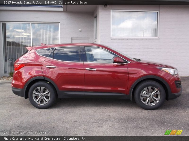  2015 Santa Fe Sport 2.4 AWD Serrano Red