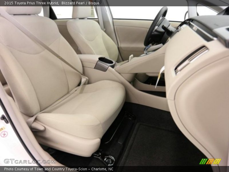 Blizzard Pearl / Bisque 2015 Toyota Prius Three Hybrid