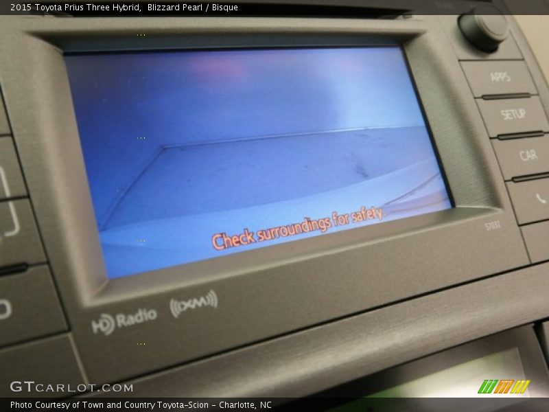Blizzard Pearl / Bisque 2015 Toyota Prius Three Hybrid