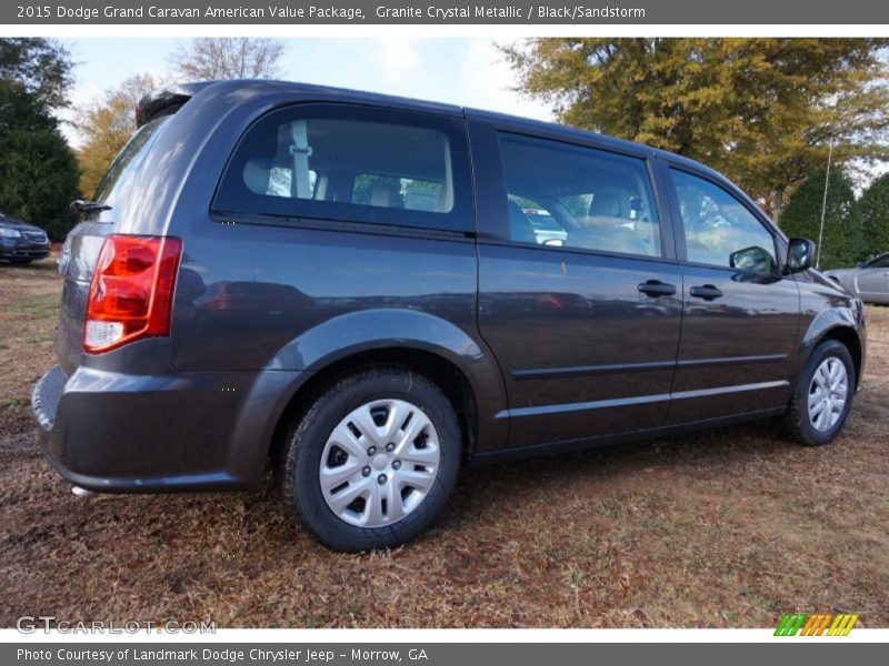 Granite Crystal Metallic / Black/Sandstorm 2015 Dodge Grand Caravan American Value Package
