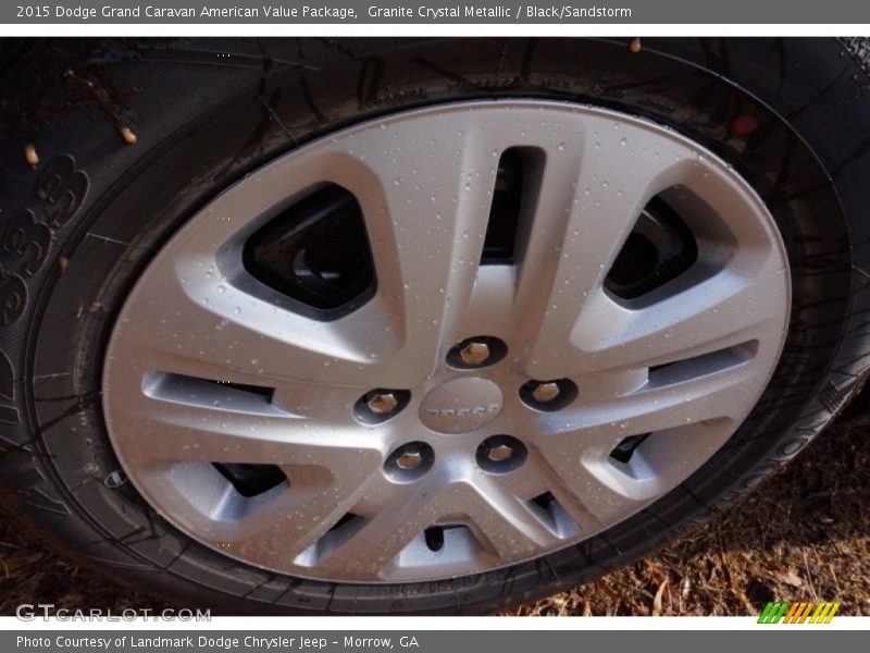 Granite Crystal Metallic / Black/Sandstorm 2015 Dodge Grand Caravan American Value Package