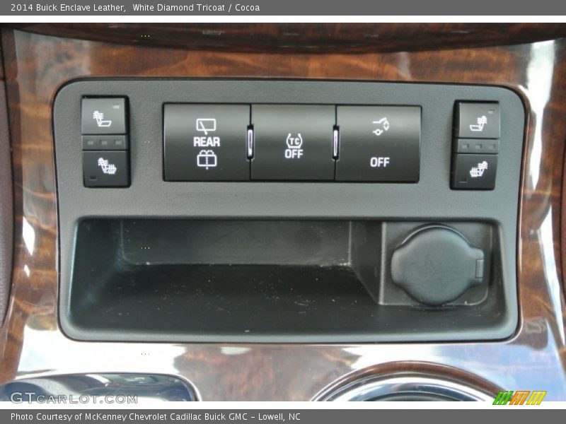 White Diamond Tricoat / Cocoa 2014 Buick Enclave Leather