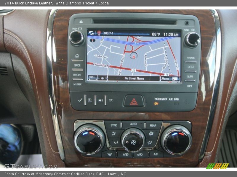 White Diamond Tricoat / Cocoa 2014 Buick Enclave Leather