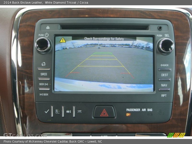 White Diamond Tricoat / Cocoa 2014 Buick Enclave Leather