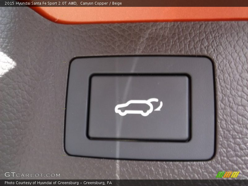 Canyon Copper / Beige 2015 Hyundai Santa Fe Sport 2.0T AWD