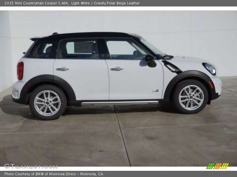 Light White / Gravity Polar Beige Leather 2015 Mini Countryman Cooper S All4