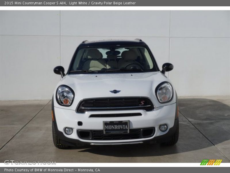 Light White / Gravity Polar Beige Leather 2015 Mini Countryman Cooper S All4