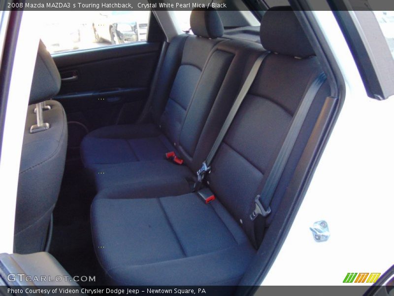 Crystal White Pearl Mica / Black 2008 Mazda MAZDA3 s Touring Hatchback
