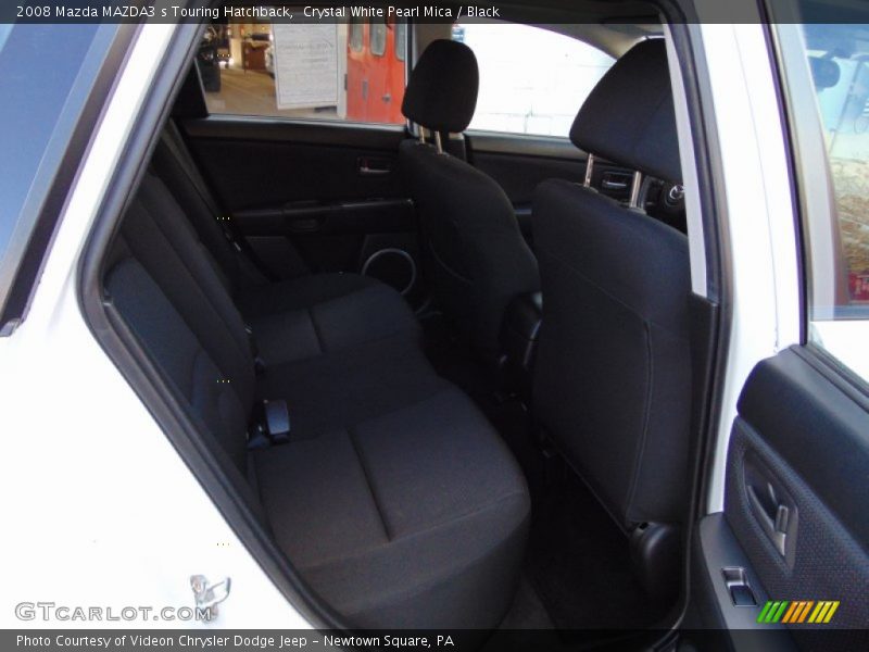 Crystal White Pearl Mica / Black 2008 Mazda MAZDA3 s Touring Hatchback