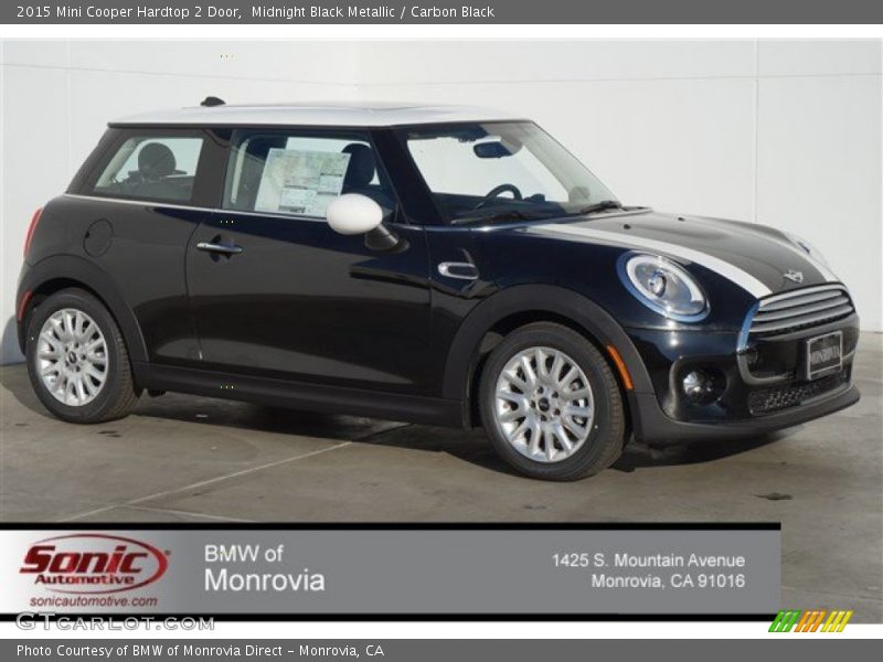 Midnight Black Metallic / Carbon Black 2015 Mini Cooper Hardtop 2 Door