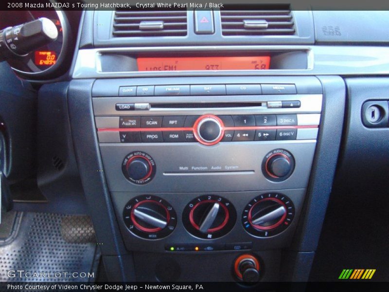 Crystal White Pearl Mica / Black 2008 Mazda MAZDA3 s Touring Hatchback