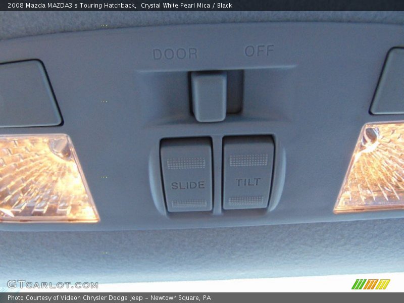 Crystal White Pearl Mica / Black 2008 Mazda MAZDA3 s Touring Hatchback