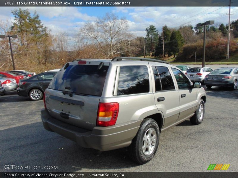 Light Pewter Metallic / Sandstone 2002 Jeep Grand Cherokee Sport 4x4