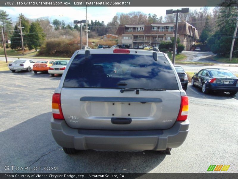 Light Pewter Metallic / Sandstone 2002 Jeep Grand Cherokee Sport 4x4