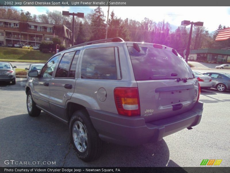 Light Pewter Metallic / Sandstone 2002 Jeep Grand Cherokee Sport 4x4