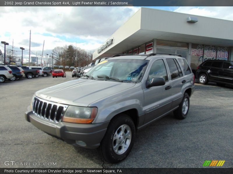 Light Pewter Metallic / Sandstone 2002 Jeep Grand Cherokee Sport 4x4